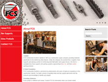 Tablet Screenshot of fcsconstruction.com